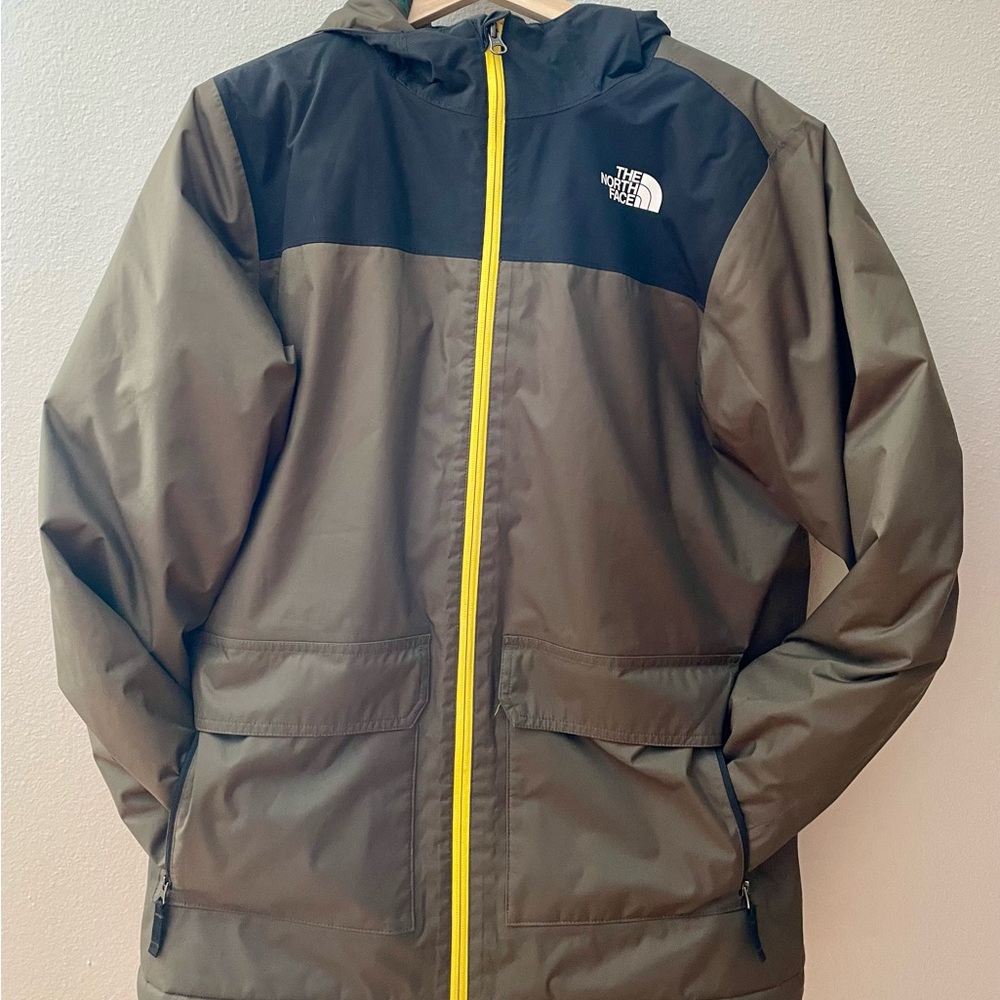 The North Face Men's Black and Olive Jacket